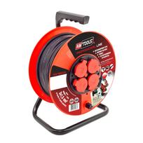 Prailginimo laidas su ritė PROFESSIONAL 30m 3x1,5mm² 16A 3680W IP44 AW70221 AWTOOLS