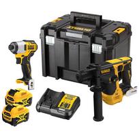 Akumuliatorinių įrankių komplektas 18V DCK2104P2T-QW DEWALT