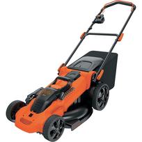 BLACK DECKER CLMA4825L2 akumuliatorinė vejapjovė žolei pjauti 48cm 36V 2x2.5Ah 38-100mm CLMA4825L2-QW juoda oranžinė