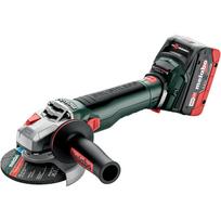Akumuliatorinis kampinis šlifuoklis WB 18 LT BL 11-125 QUICK, 2x5,2Ah, LiHD, METABOX 613054660 METABO
