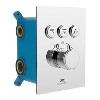 Potinkinis dušo maišytuvas Thermo-3F, Rubineta