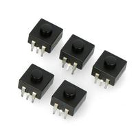 Oem Jungiklis su fiksacija ON-OFF PB-12A-3, apvalus 30V/1A - juodas - 5 vnt.