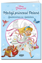 Princesė. Mažoji princesė Pelenė. Spalvinimas su lipdukais