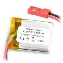 Akumuliatorius Li-Pol Akyga 150mAh 1S 3.7V