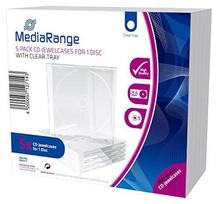 MediaRange CD/DVD dėklai 5 vnt. (BOX31-T)