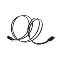 „SilverStone SST-CP11B“ itin žemo profilio SATA kabelis – 50 cm, juodas