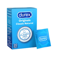 Prezervatyvai "Durex Original Classic Natural" - 20 vnt.