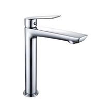 Chromo spalvos SLEEK DEMM  aukštas praustuvo maišytuvas ilgu snapu