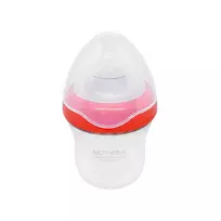 MOTHER-K buteliukas maitinimo silikoniniai 180ml  (raudonas)