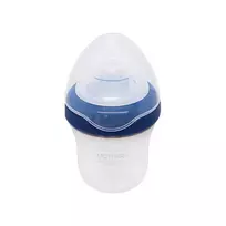 MOTHER-K buteliukas maitinimo silikoniniai 180ml  (mėlynas)