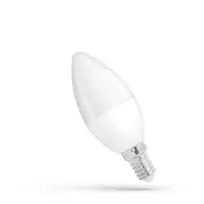 6W E14 Dimeriuojama 3000K LED lemputė žvakutė