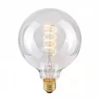 Dekoratyvinė lemputė E27 4W G125 Spiral Clear