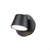 Sieninis LED šviestuvas Kuola Black
