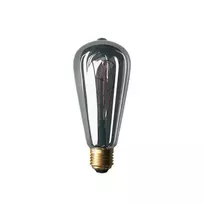 5W E27 LED lemputė Vintage Curved GREY ST64