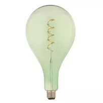 5W E27 LED lemputė Vintage Curved A165 Smeraldo