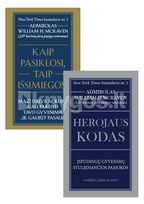 Knygų rinkinys-Herojaus kodas + Kaip pasiklosi, taip išsimiegosi - William H. McRaven