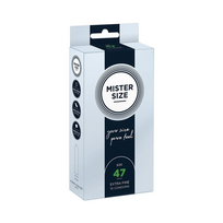 Prezervatyvai "Mister Size Pure Feel 47 mm" - 10 vnt.