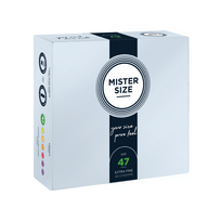 Prezervatyvai "Mister Size Pure Feel 47 mm" - 36 vnt.