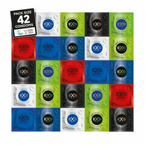 Prezervatyvų rinkinys "EXS Variety Pack 2" - 42 vnt.