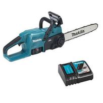 Grandininis pjūklas akumuliatorinė pjūklas grandininis 35cm, 18V Makita [DUC357RTX3] 5,0Ah, Li-Ion, LXT + Dovana rękawice