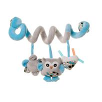4Baby žaislas spiralė vežimėliui, pelėdžiukas, OB07