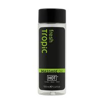 Masažo aliejus "HOT Fresh Tropic" - 100 ml