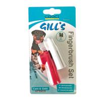 Croci Gill's Fingerbrush dantų šepetėliai šunims, dedamas ant piršto; 2vnt