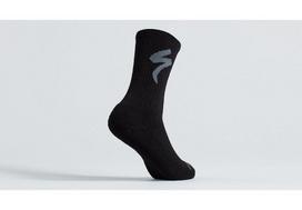 Kojinės Specialized Merino Midweight Tall logo Sock Blk