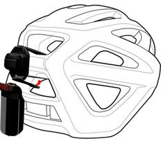 Laikiklis Specialized Stix Helmet Strap Mount Blk