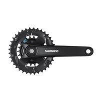Švaistikliai Shimano 7/8 speed black FC-M315-2 36/22T 175mm