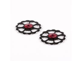 CEMA Schaltrollen (OS 12-14T);Shimano Road 10/11-fach;Keramik - schwarz