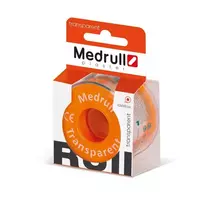 Medrull pleistras rulonėlyje Transparent 2,5cm x 500cm