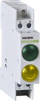Signal lamp, 24V AC/DC, 1 green LED and 1 yellow LED 102466 | 8592765024671