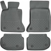 Guminiai (TPE) kilimėliai GuardLiner 3D BMW 5 (F10) Sedan 2010-2013 (Atstumas tarp priekinių sėdynių bėgelių 415mm, Paaukštintais kraštais)