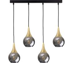 Pakabinamas sietynas LACRIMA SMOKY 4xE27/60W/230V