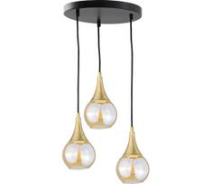 Pakabinamas sietynas LACRIMA HONEY 3xE27/60W/230V d. 30 cm