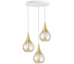 Pakabinamas sietynas LACRIMA WHITE 3xE27/60W/230V d. 30 cm