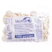 Antpirštis MEDRULL guminis 100 vnt.