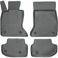 Guminiai (TPE) kilimėliai GuardLiner 3D BMW 5 (F10) Sedan xDrive 2013-2017 (Atstumas tarp priekinių sėdynių bėgelių 365mm, Paaukštintais kraštais)