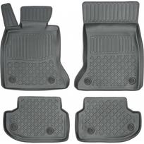 Guminiai (TPE) kilimėliai GuardLiner 3D BMW 5 (F10) Sedan 2013-2017 (Atstumas tarp priekinių sėdynių bėgelių 365mm, Paaukštintais kraštais)