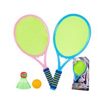 Vaikiška mini badmintono teniso raketė + kamuoliukų rinkinys