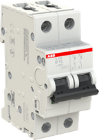 2P D 16A Miniature Circuit Breaker (MCB) S202-D16 2CDS252001R0161 | 4016779530613