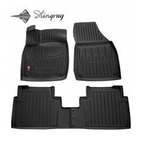 Guminiai 3D kilimėliai VOLKSWAGEN ID.6 2021→ (Juodos spalvos)