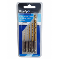 Grąžtų rinkinys su Hex 6.3 mm (1/4") galu HD05, 1.5 - 4.8 mm, 5 vnt.