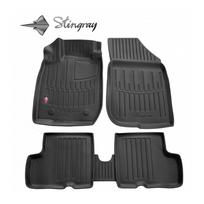 Guminiai 3D kilimėliai DACIA Duster (2WD) 2010-2015 (Juodos spalvos)
