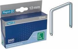 Kabės 140/12 2000vnt. 10,6x1,3mm, žalios, kartoninė pakuotė, Rapid