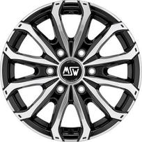 MSW 48 Van 6 Holes Gloss Black Full Polished R16 6x130.00 ET62 CB84.10 J6.5