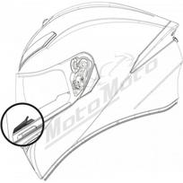 AGV K-1 / K-3 SV / K-5 Kvėpavimo deflektorius