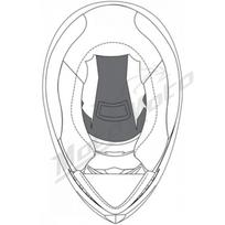 AGV K-3 SV vidinis viršutinis pamušalas