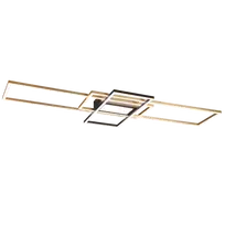 Lubinis LED šviestuvas Irvine žalvario matinis